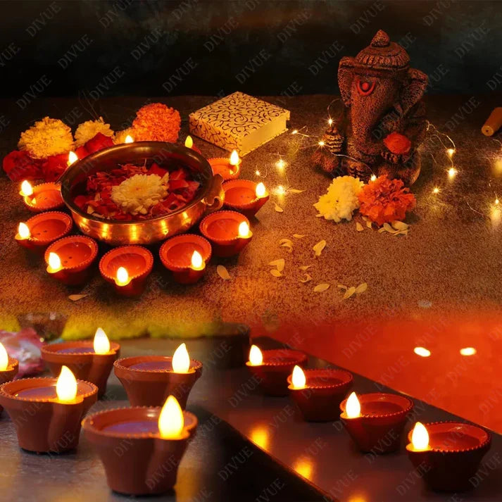 🪔 Reusable Diya Light with Water Sensor